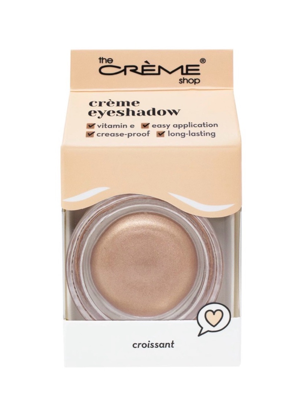 NWTThe Crème Shop Crème Eyeshadow - Croissant (Champagne Beige)